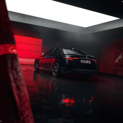 2027 Alfa Romeo Giulia Luna Rossa Rear View